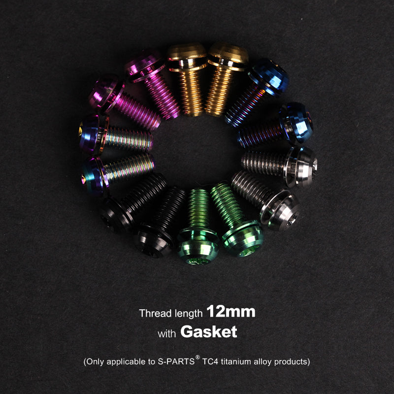 Boost Your Bike’s Performance with S-PARTS Titanium Alloy Water Bottle Cage Screws