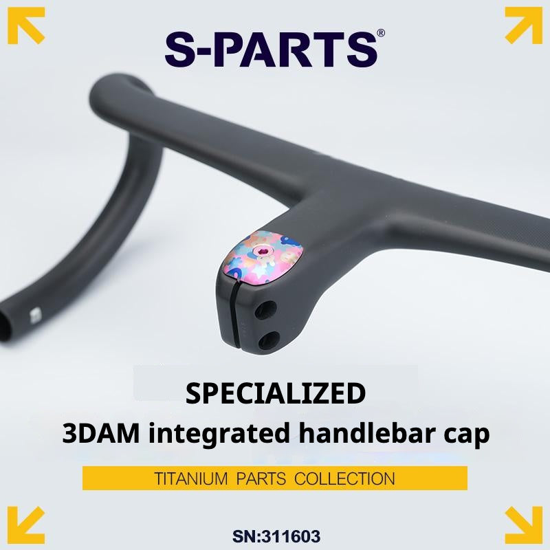 S-PARTS Titanium SPECIALEZD SL8/SL7/SL6 ROVAL one-piece handlebar Ultralight top cap