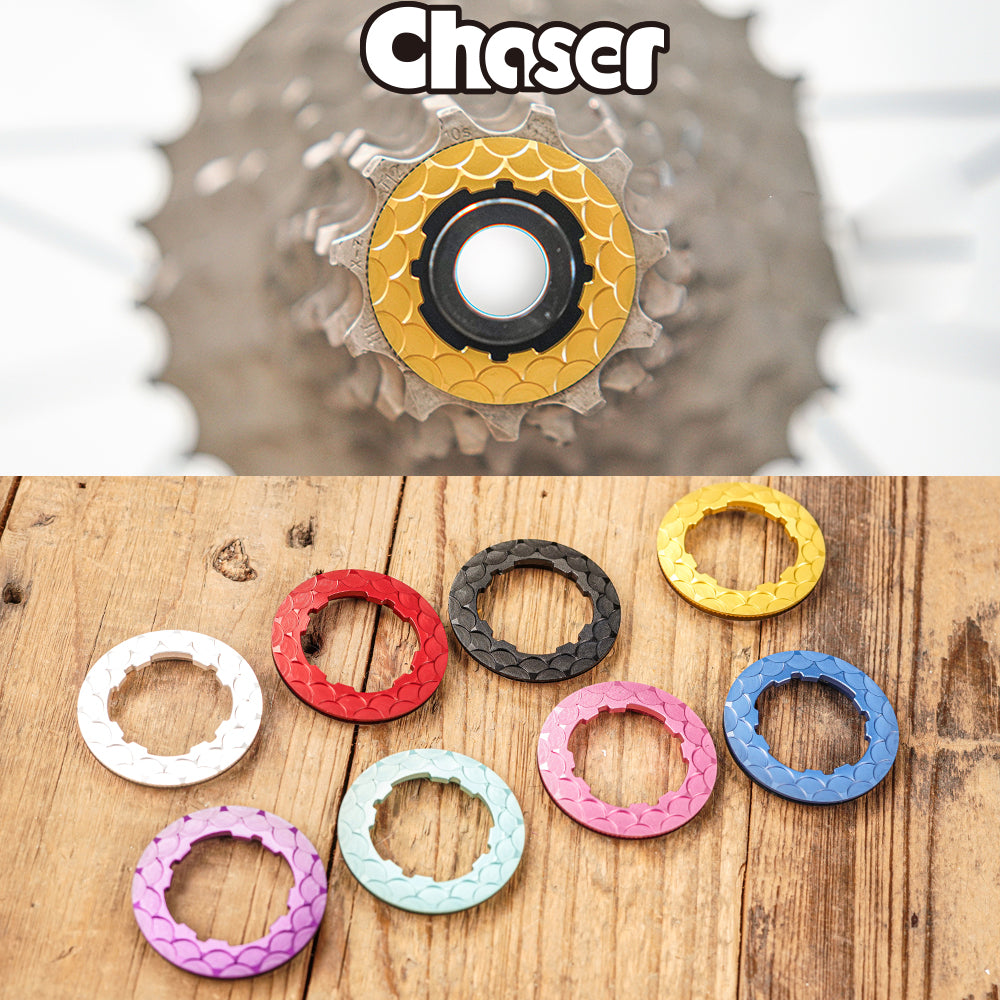 Chaser Ultra-Light Shimano Road Bike Cassette Lockring - 2.9g CNC Machined ALU7075
