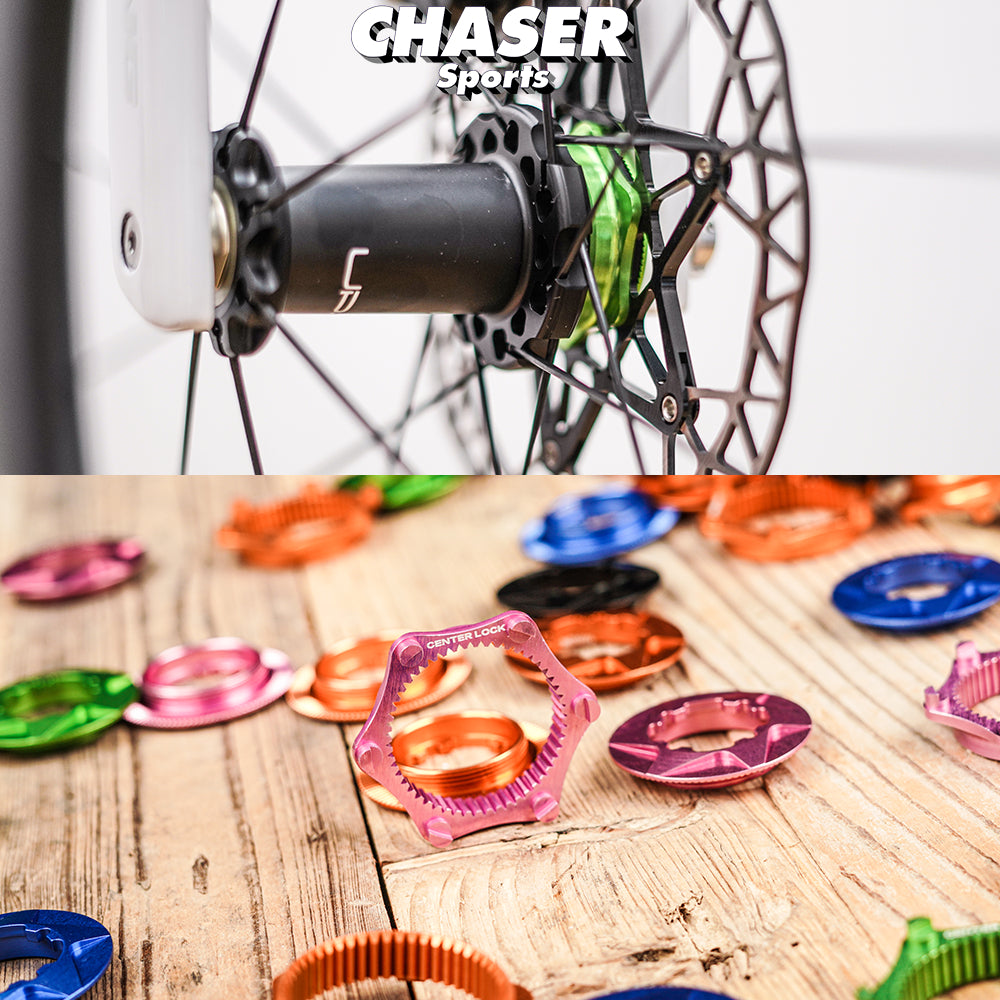 Chaser 6-Bolt to Center Lock Adapter – Ultra-Light 8.2g, CNC 7075 Aluminum 1pcs