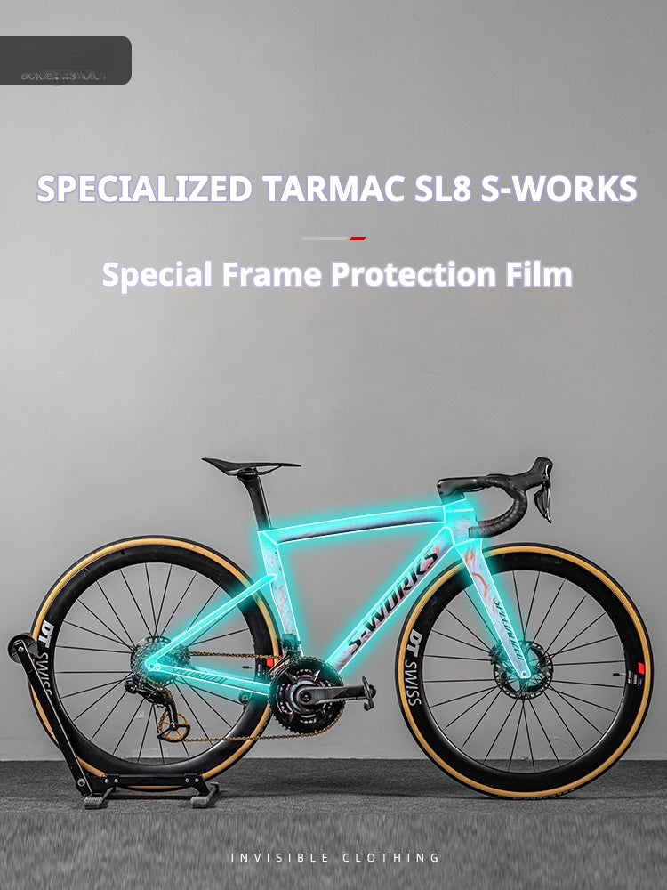 SPECIALIZED S-Works SL8 Full TPU Frame Protection Film | Glossy & Matte | 7.5mil / 10mil | Sizes 49–56