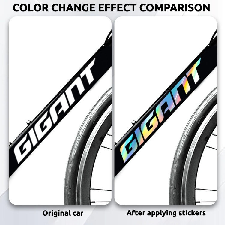 Giant Revolt F Series Frame Logo Decals | Custom Waterproof OEM Overlay Stickers