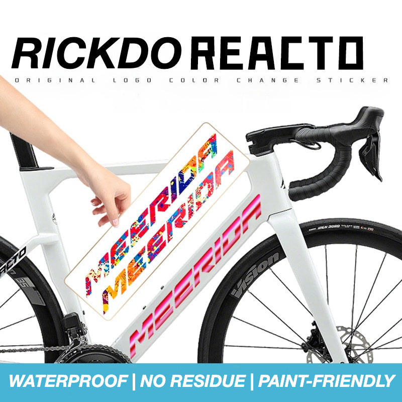 Custom OEM Logo Decals for Merida Reacto Road Bike Frame | Waterproof Overlay Stickers