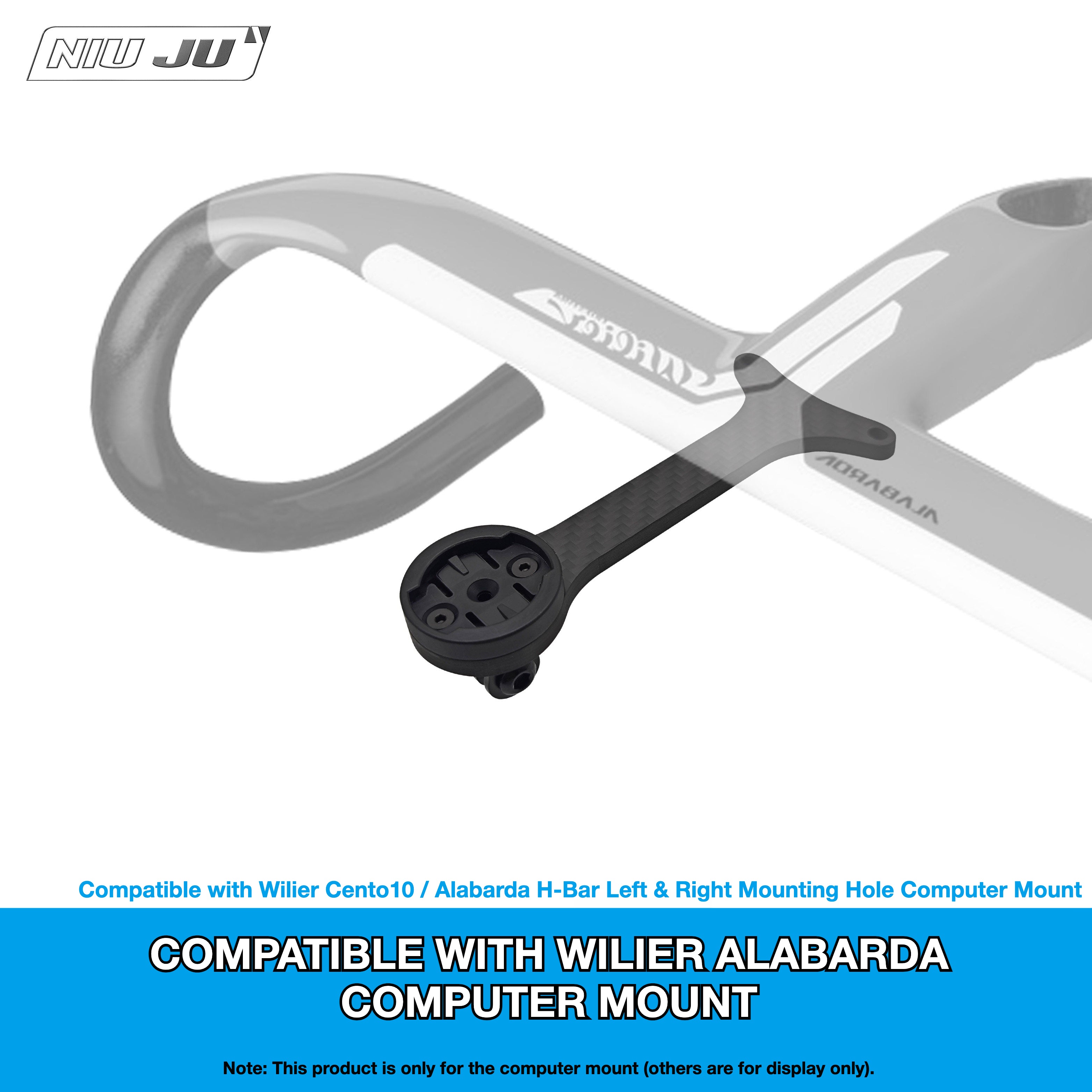 Wilier Cento10PRO AIR & Alabarda Integrated Cockpit Computer Mount | Wahoo Compatible Aero Mount