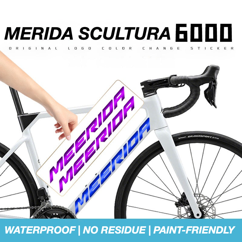 Custom OEM Logo Decals for Merida Scultura 6000 Road Bike Frame | Waterproof Overlay Stickers