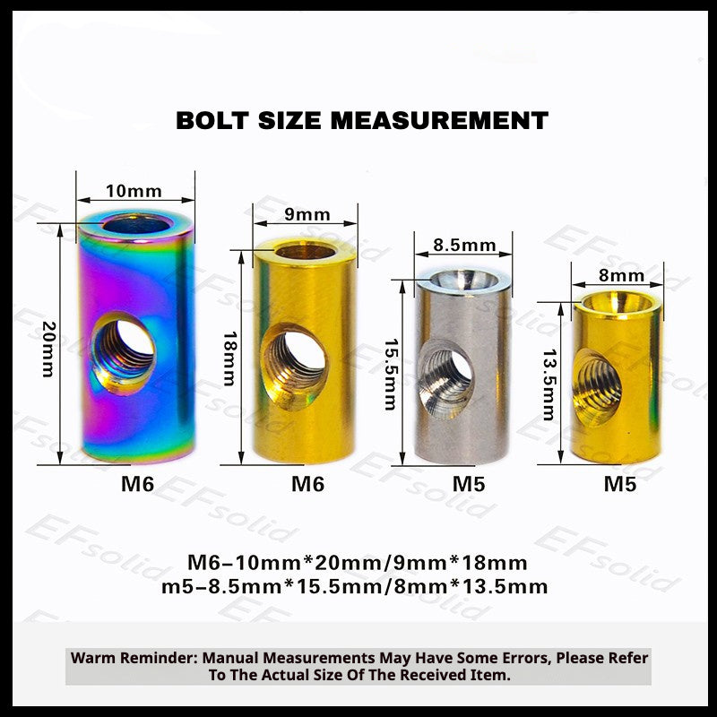 Titanium Seatpost Repair Bolt Kit – Cylindrical, Conical, Flanged & Raised Head | M5 M6 M7 Sizes | Compatible with Specialized Tarmac SL8, Giant TCR, Darimo Seatposts, Pinarello Dogma, and Propel (PP)
