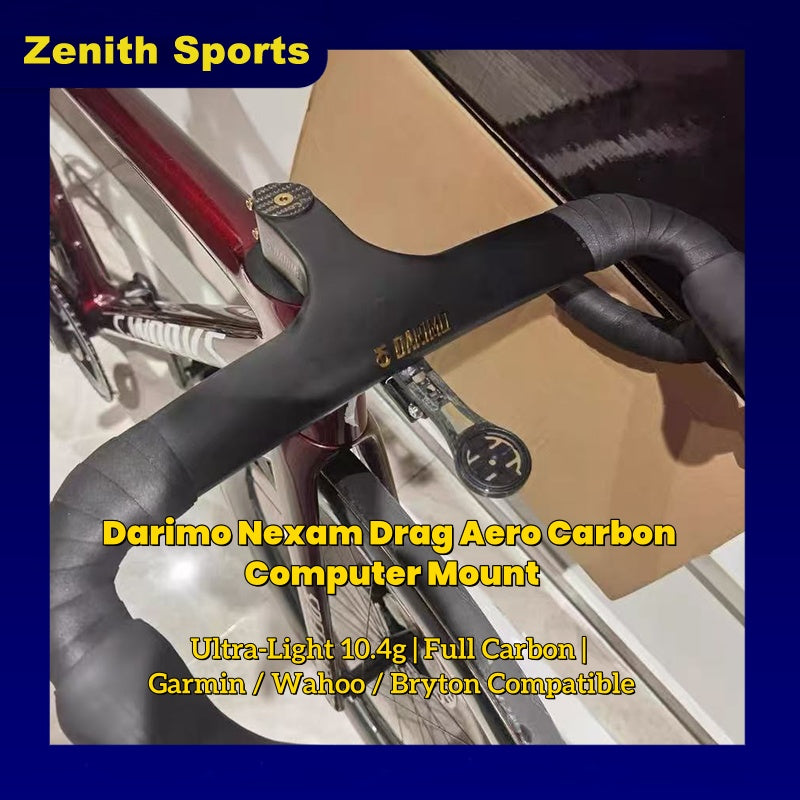 Darimo Nexam Drag Aero Carbon Computer Mount Ultra-Light Titanium Bolts Included