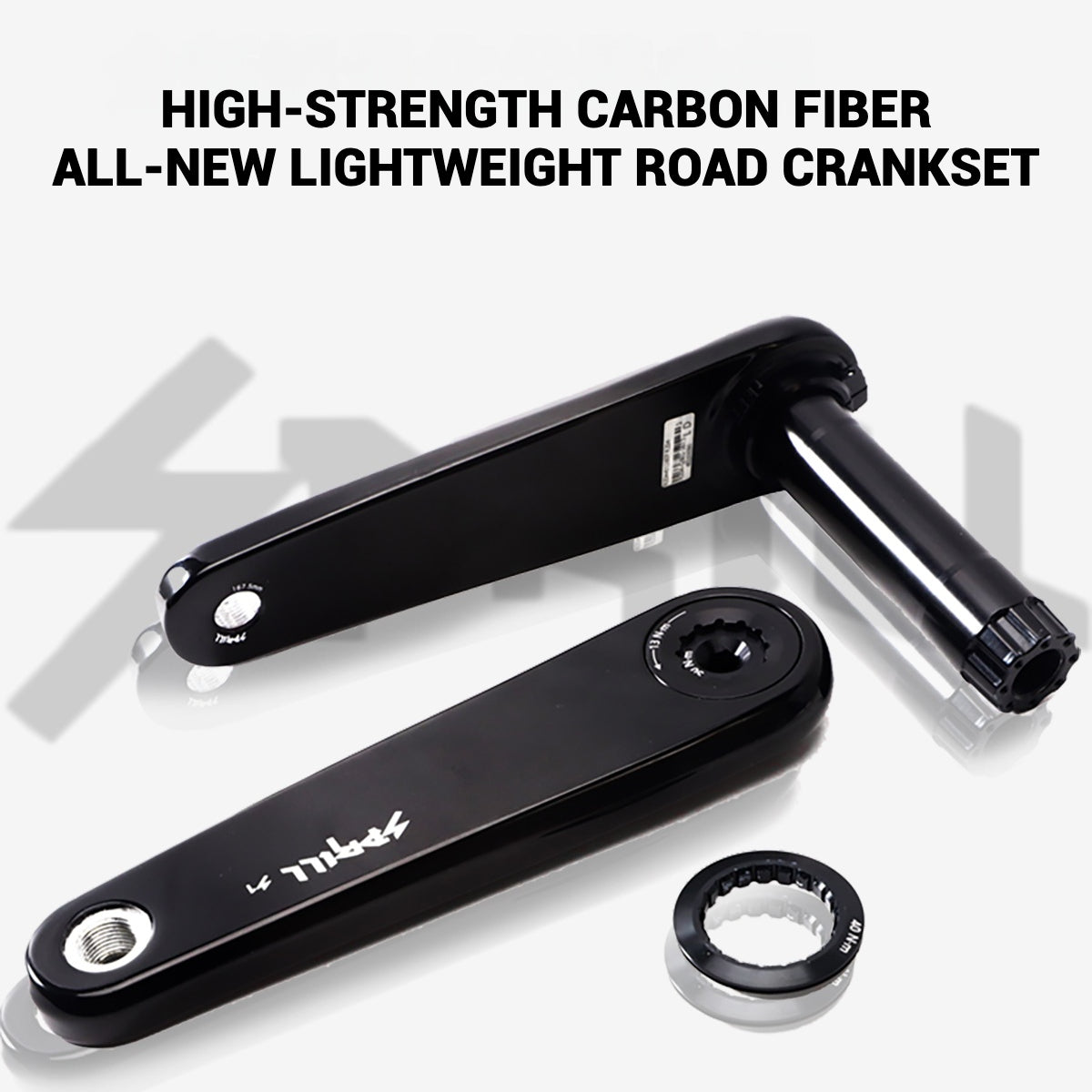 SPRILL High-Strength Carbon Road Crankset | Ultra-Lightweight | EASTON-Compatible with XCADEY Gen2 Power Meter