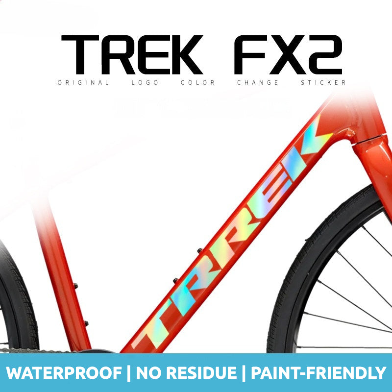 Bicycle Stickers Trek Factory Decals Compatible With TREK FX2 Hybrid Road  City Bike Frame Downtube OEM