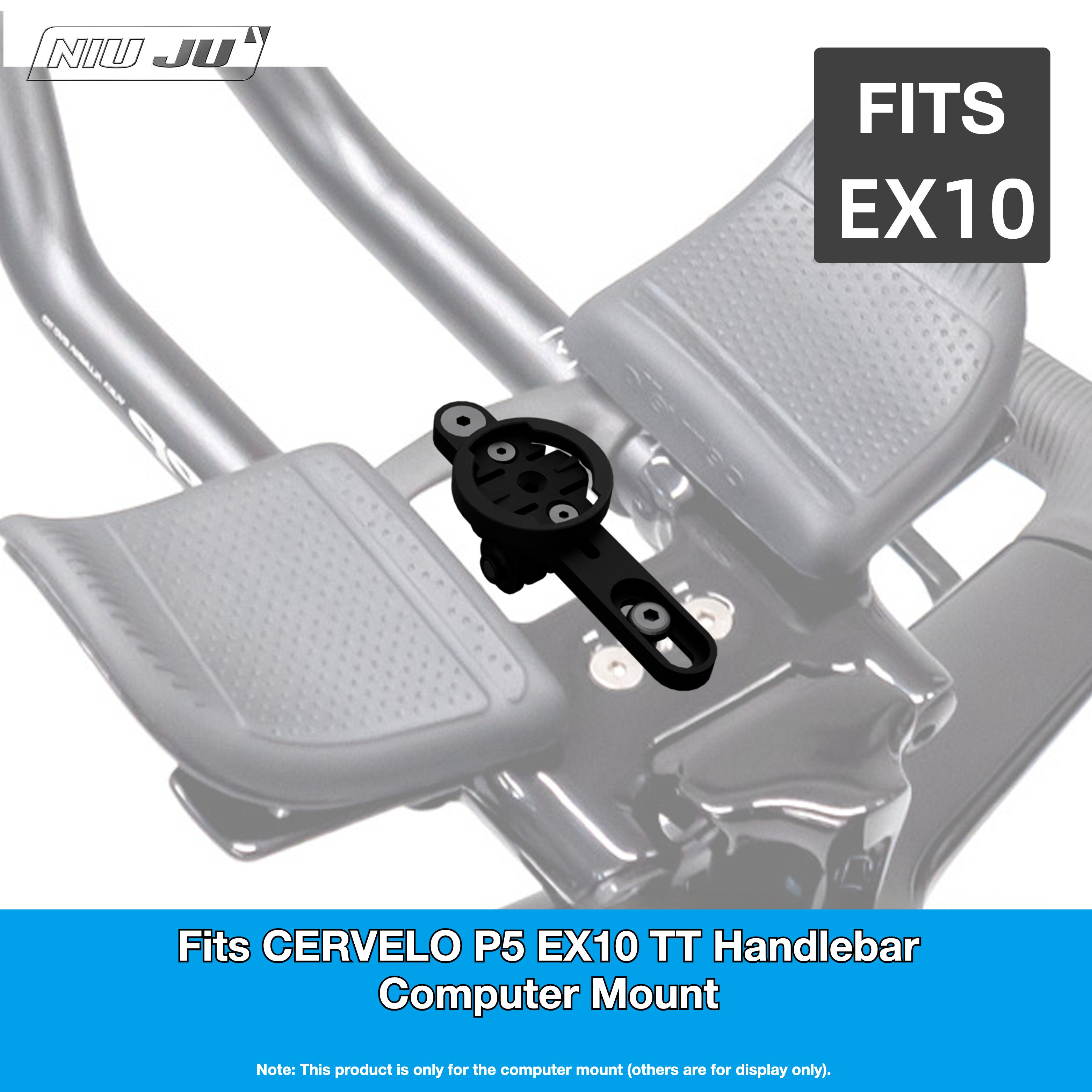 NIUJU Cervélo P5 EX10 TT Computer Mount | Garmin Wahoo GoPro & Bike Light Extension Mount