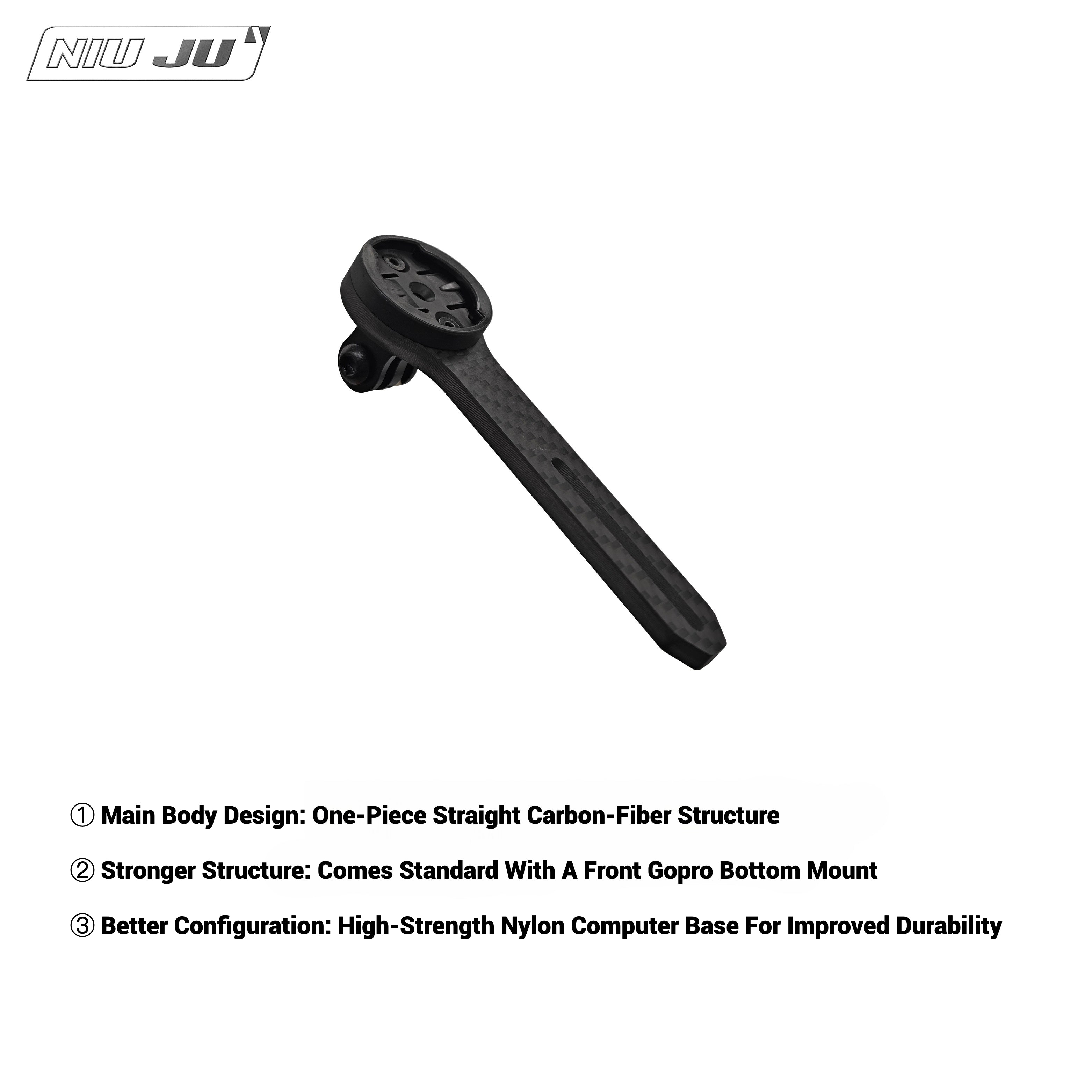 Cervelo S5 (AB08) Carbon Computer Mount|Fits Garmin/Wahoo/Bryton/IGPS/Giant|Ultra-Light Aero Mount for 2025 S5