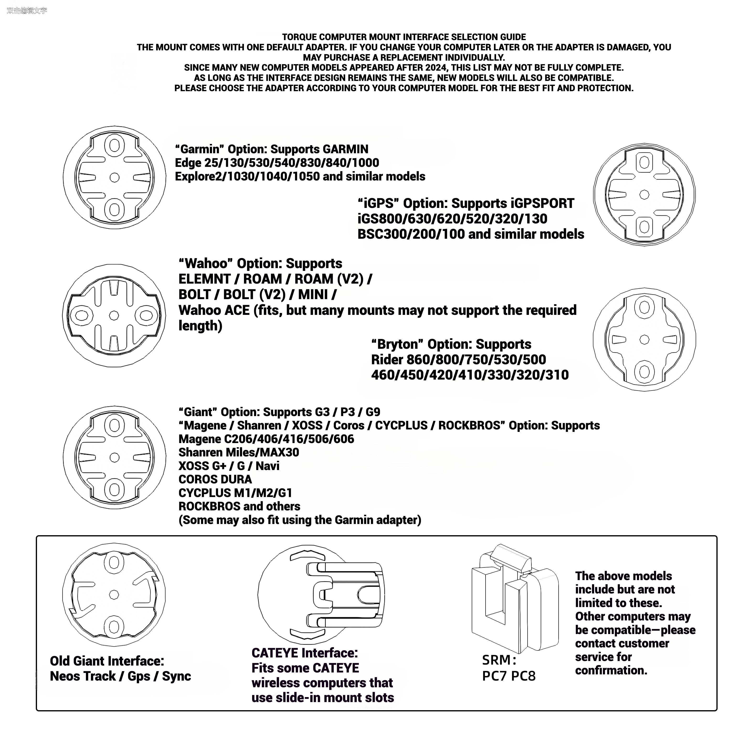Cervelo S5 (AB08) Carbon Computer Mount|Fits Garmin/Wahoo/Bryton/IGPS/Giant|Ultra-Light Aero Mount for 2025 S5