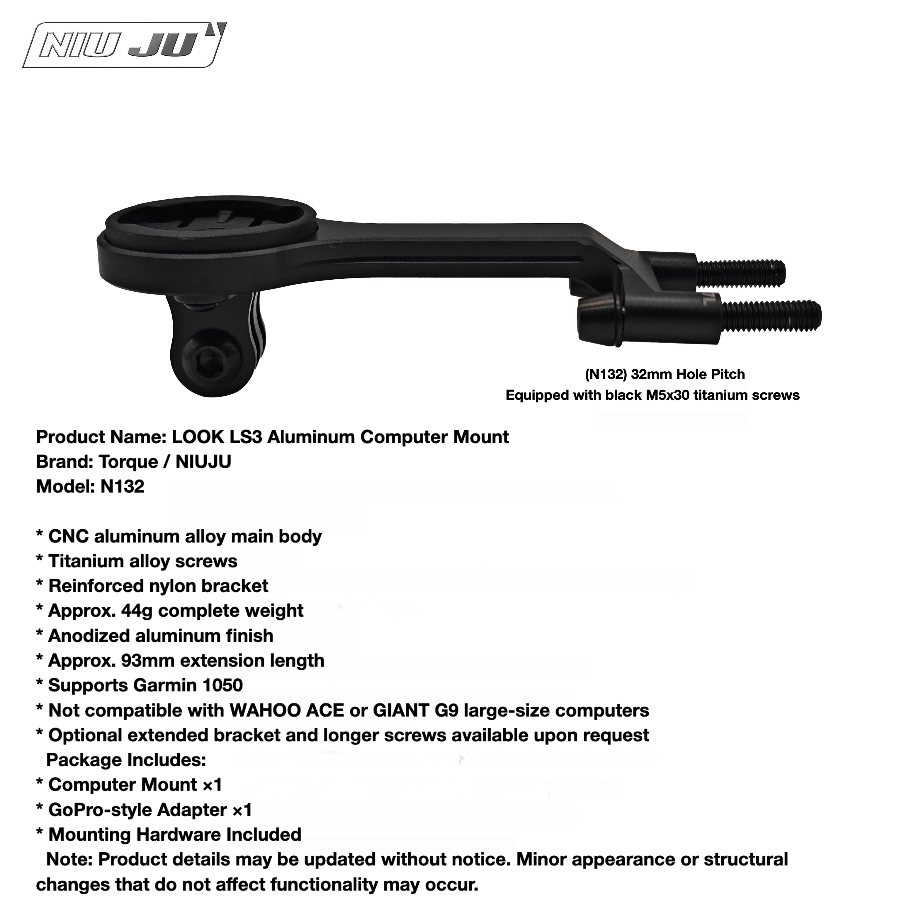 LOOK LS3 Stem Computer Mount for LOOK 785 Huez / 765 Optimum