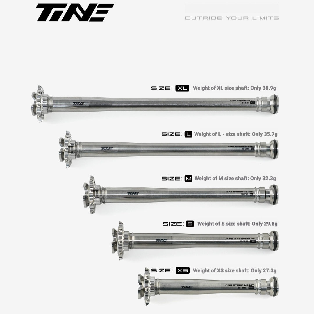 TiNE Ultra-Light Titanium Compression Plug Shaft for Colnago Y1RS | Steerer Upgrade
