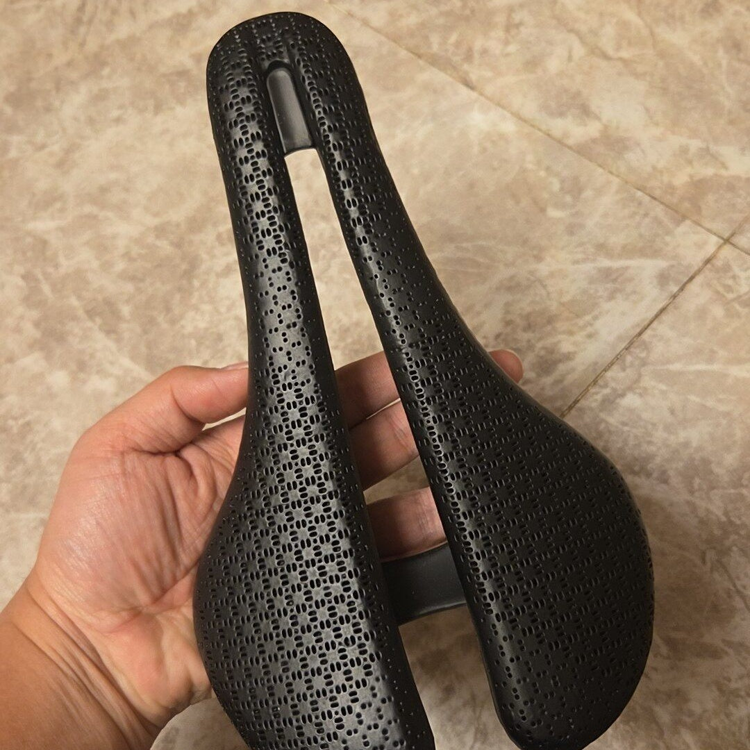 PAVEWAY 3D Printed Road Bike Saddle | Ultra-Light Carbon Rail Racing Seat
