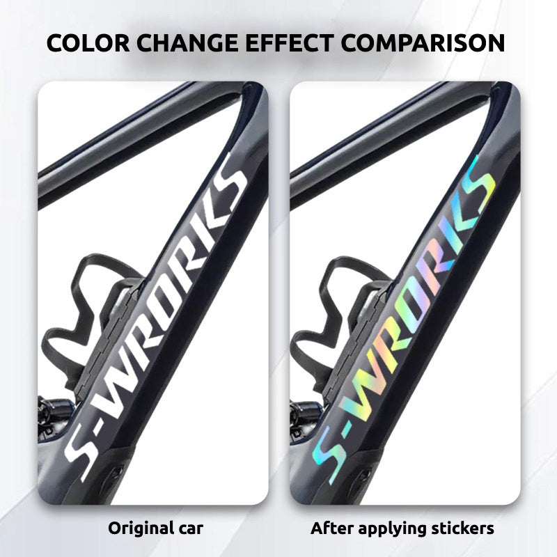 Specialized S-Works Enduro Frame Logo Cover Decal Sticker | Waterproof Custom MTB Frame Decal