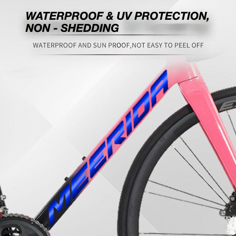 Custom OEM Logo Decals for Merida Scultura Carbon Road Bike Frame | Waterproof Overlay Stickers