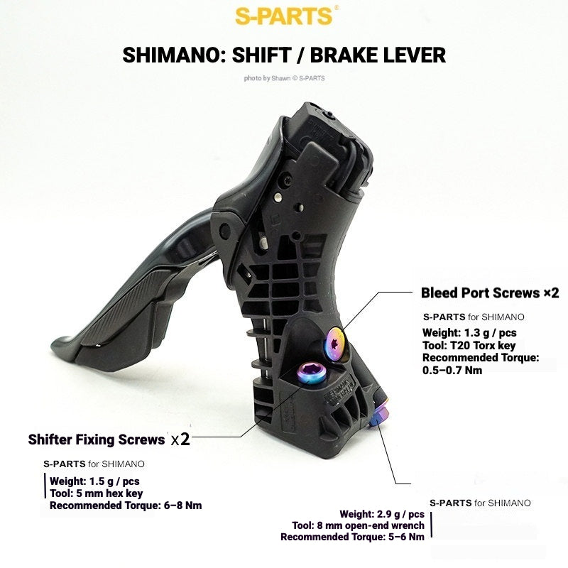 Shimano Dura-Ace R9270 Titanium Disc Brake Bolt Kit