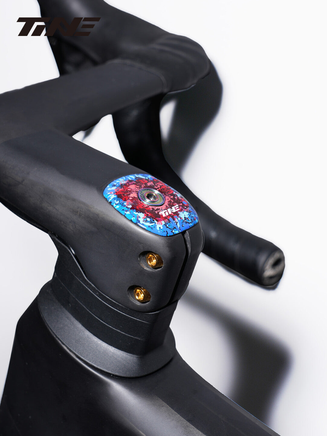 TiNE Carbon Headset Cap for Specialized SL8 Integrated Handlebar | FDJ & Quick-Step Edition