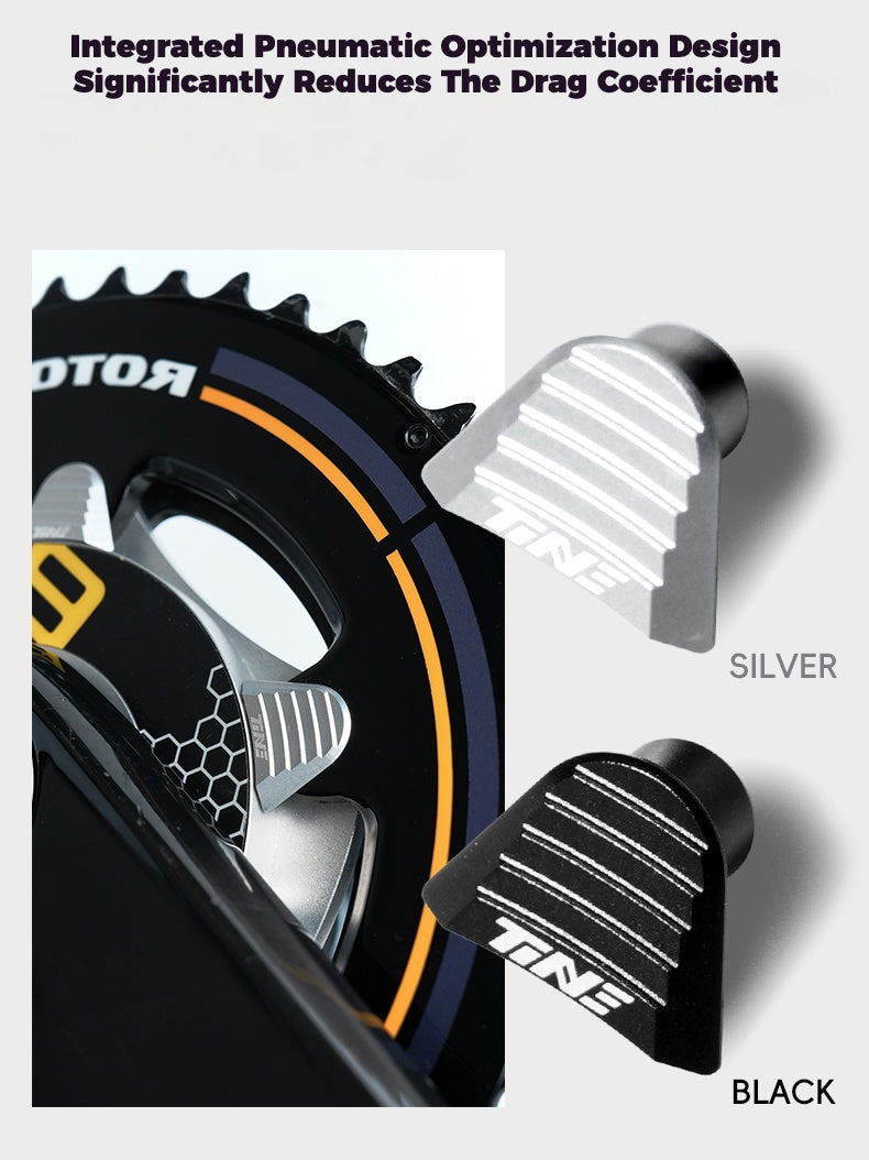 TiNE Ultra-Lightweight Chainring Bolt Kit|SRM Exclusive Edition|Aerospace Aluminum Outer + Titanium Inner