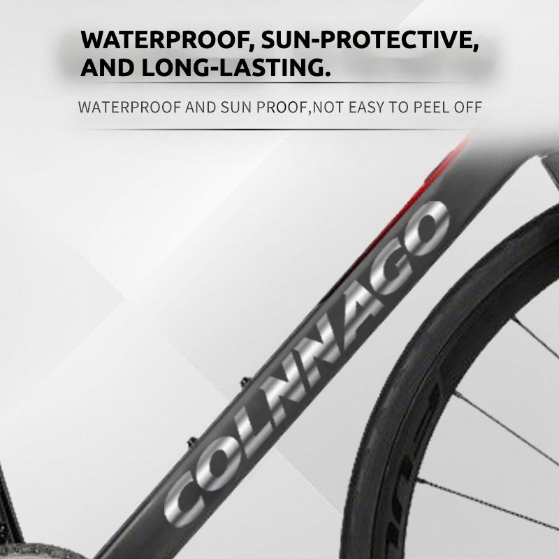 Colnago Y1RS 다운튜브 로고 컬러 데칼|방수 및 UV 내성|맞춤 옵션 가능