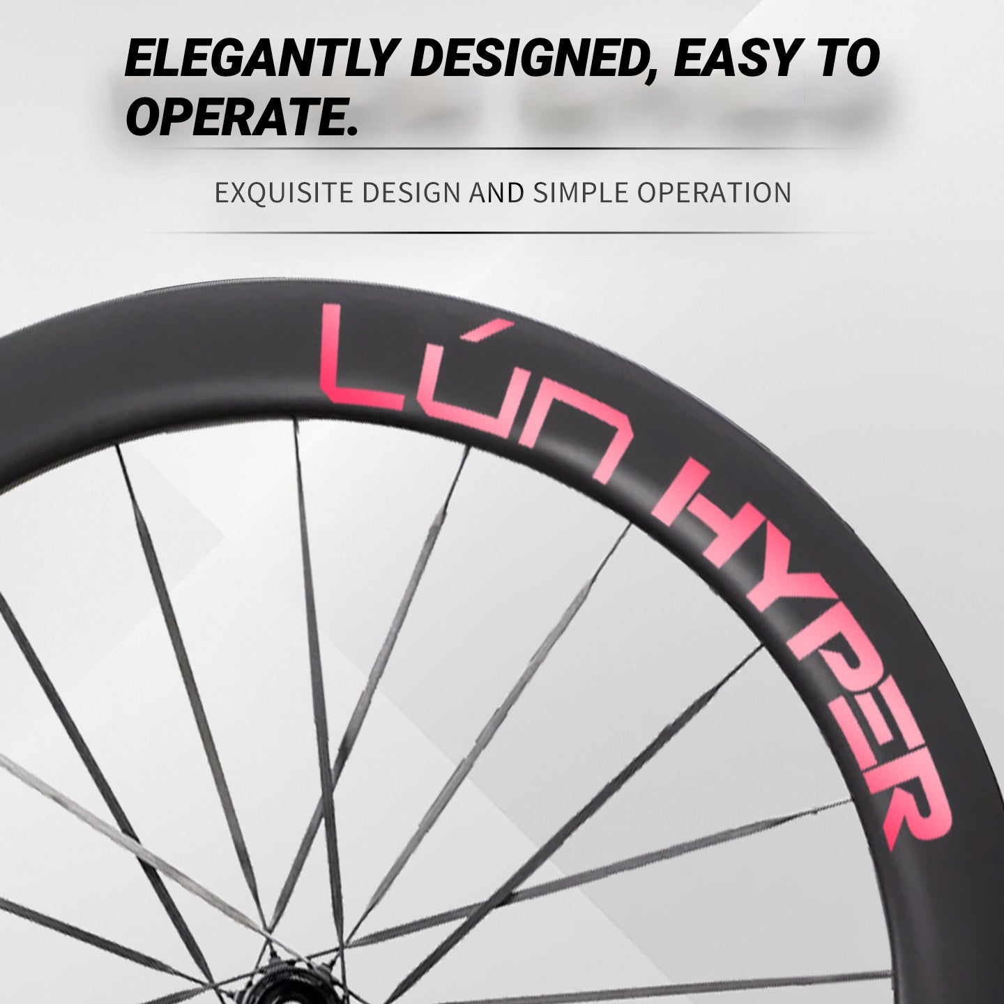 Infinity Logo Decals for Lún HYPER 5 D60 Gen 5 Wheelset | Waterproof Rim Overlay Stickers(Complete Decal Set for Two Wheels + Spare Decals Included)