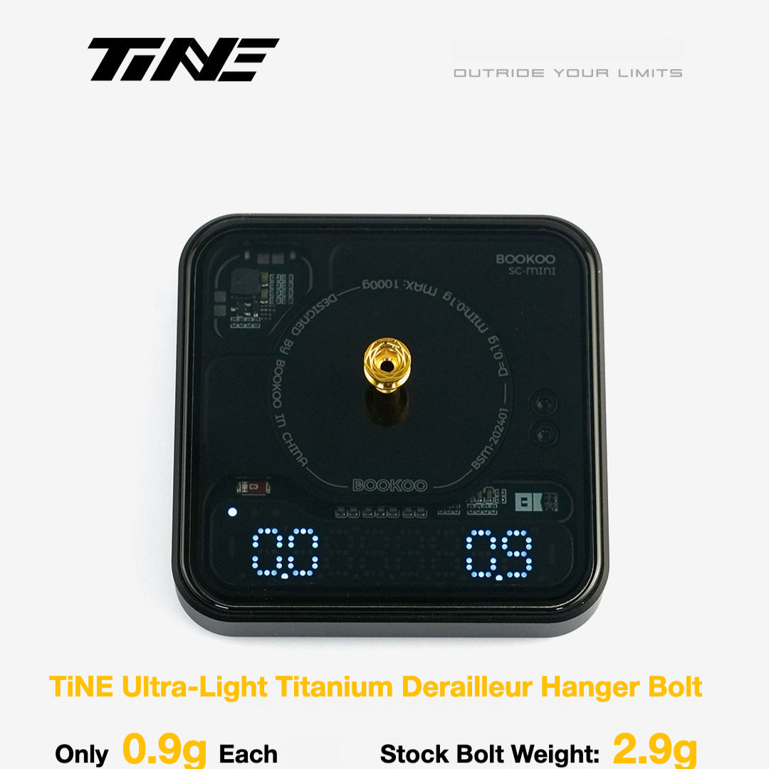 TiNE Ultra-Light Titanium Rear Derailleur Hanger Bolts for Specialized Tarmac SL6 SL7 SL8 | 0.9g