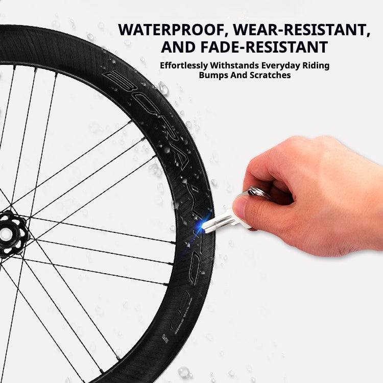 BORA WTO 45 DISC Wheel Decal Set – Custom Campagnolo Rim Stickers | Waterproof 3M Adhesive | Multiple Colors Available