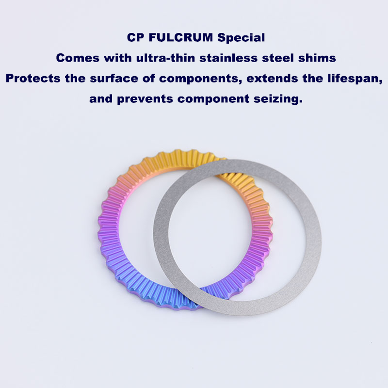 S-PARTS Titanium Centerlock Lockring for BORA Ultra WTO, Campagnolo Hyperon, Fulcrum Racing Zero Carbon, and Shamal | Premium Wheel Hub Upgrade|1pcs