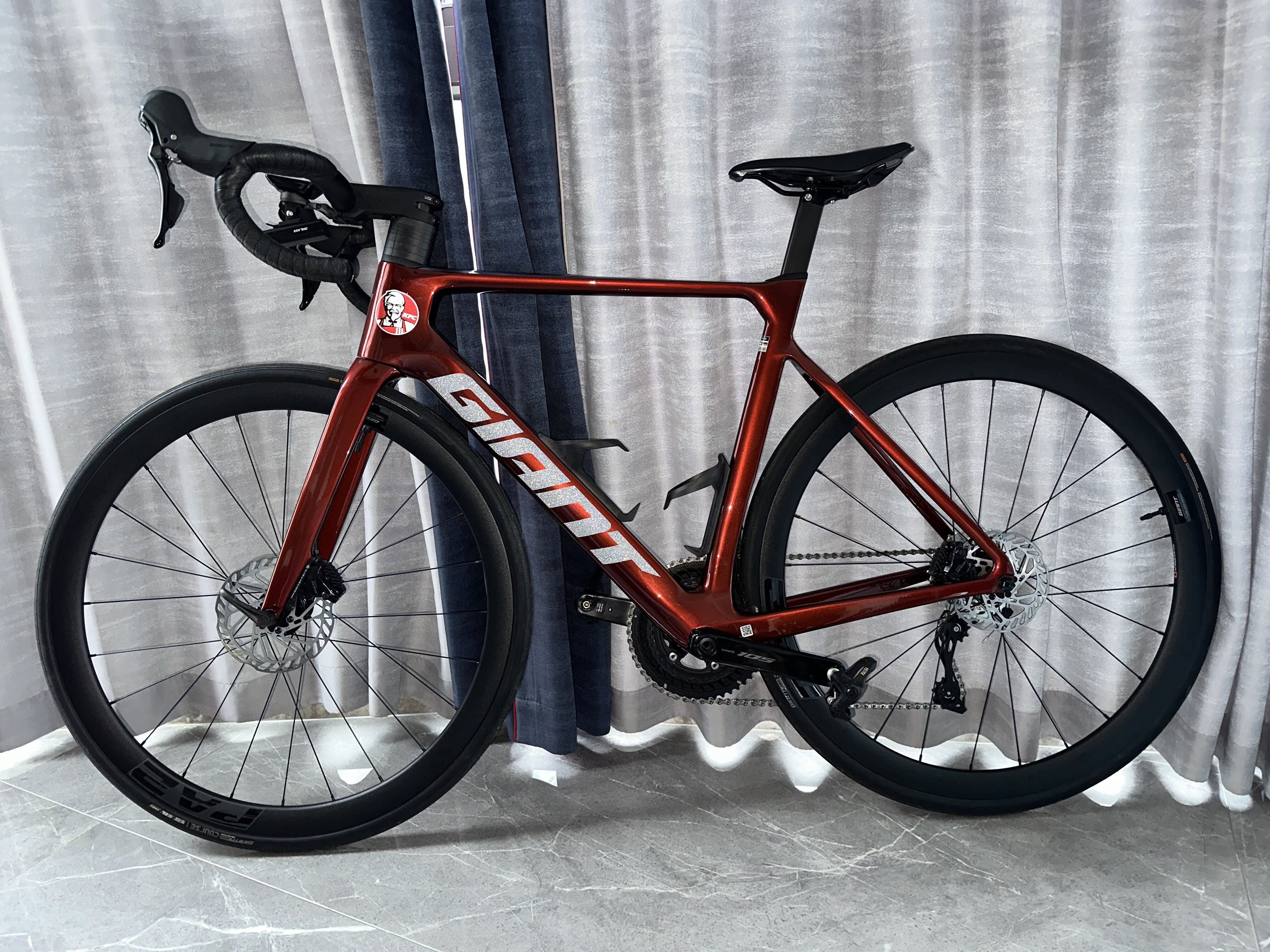 2025 Giant Propel Advanced PP Frame Logo Decals | Custom Waterproof OEM Overlay Stickers