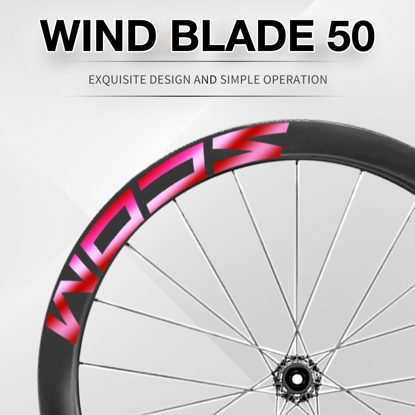 SCOM Wind Blade 50 Wheel Decal Sticker Kit – Logo Cover & Color Change