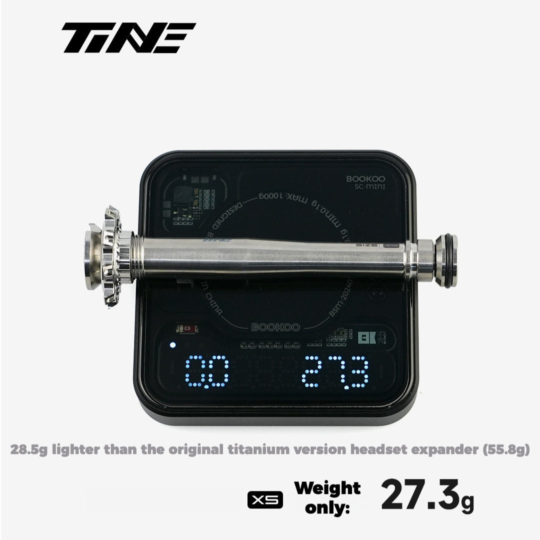 TiNE Titanium Upgrade Kit for Colnago Y1RS – Ultralight Steerer Expander & Titanium Bolt Set
