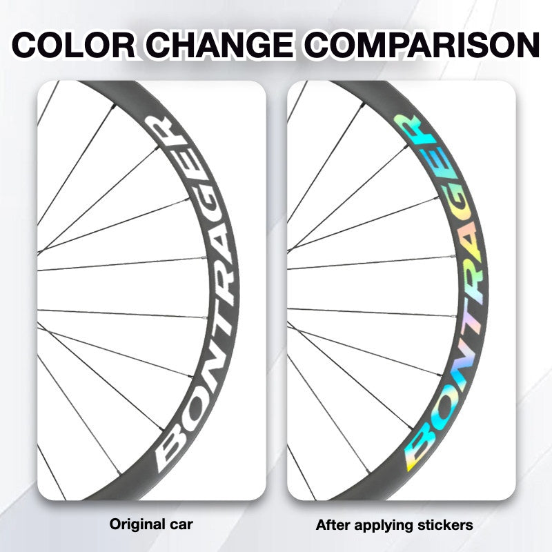 Bontrager Aeolus Pro 37 Wheel Decal Kit | Carbon Road Bike Rim Sticker Set