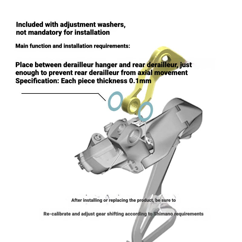 Titanium UDH Derailleur Hanger Replacement|Shimano Direct Mount|For Trek & Colnago Road Bikes