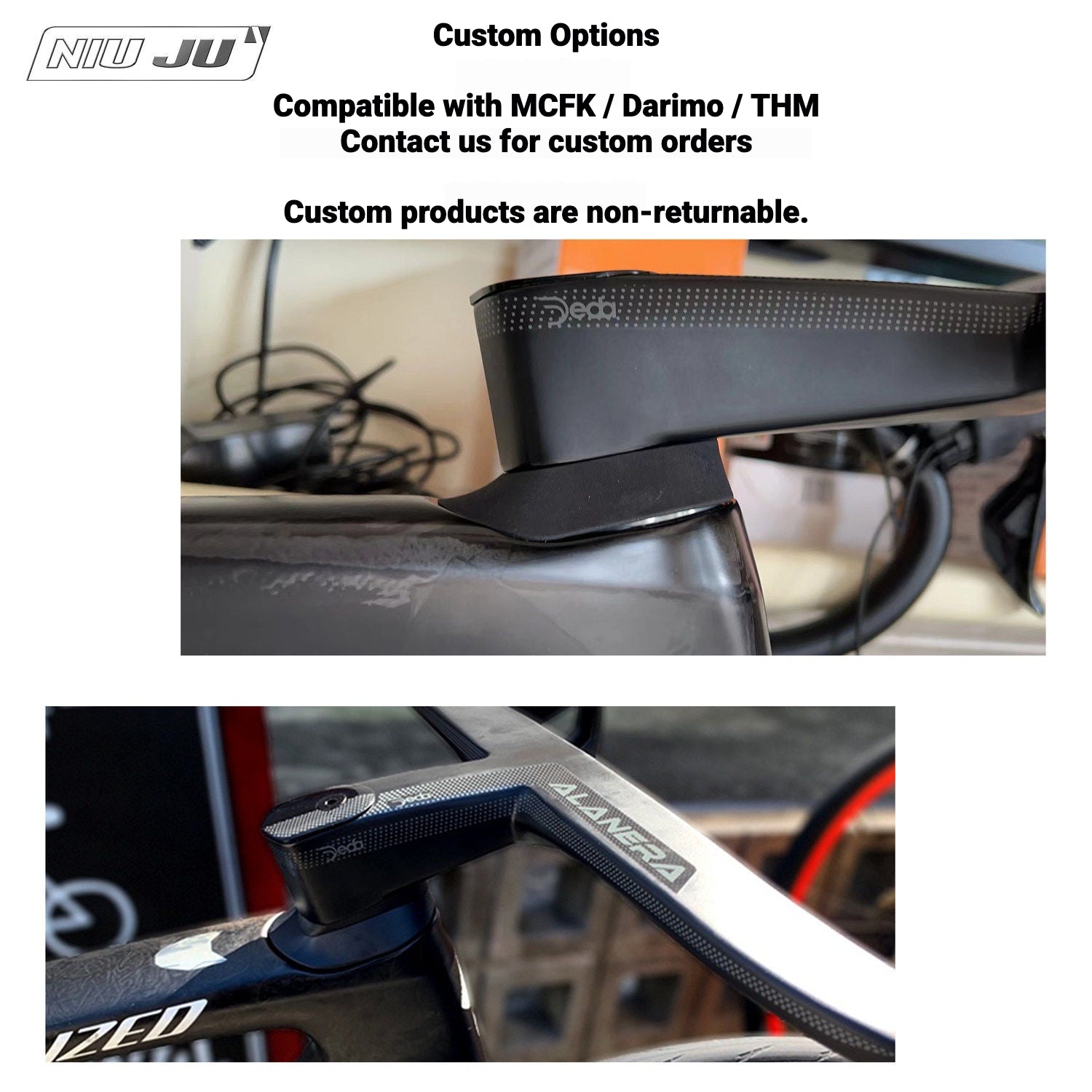 Specialized Tarmac SL7 Headset Spacer Adapter | Compatible with Roval Rapide, DEDA, EXS, Vision, THM Integrated Handlebars