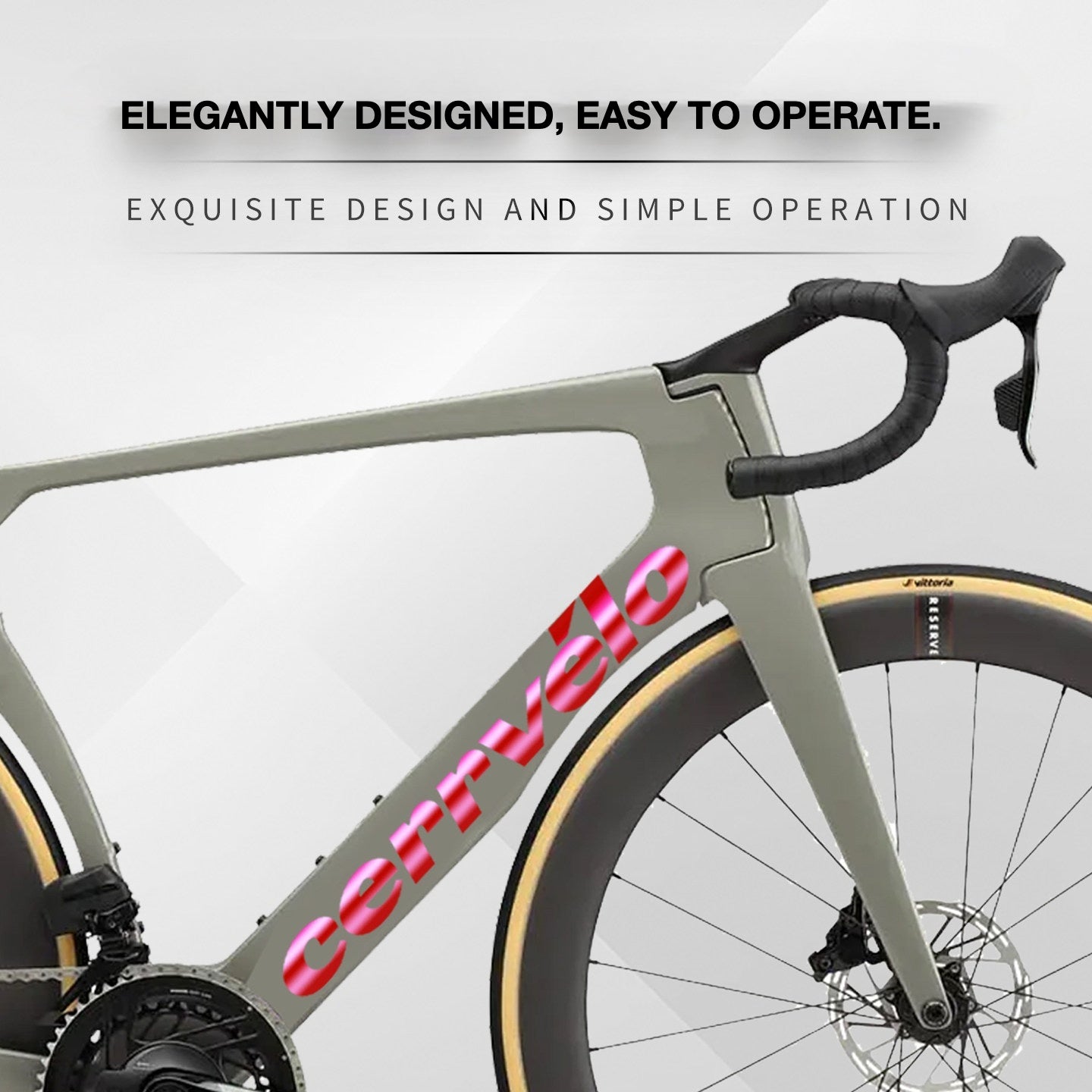 Custom OEM Logo Decals for 2025 Cervélo S5 Road Bike Frame | Waterproof Overlay Stickers