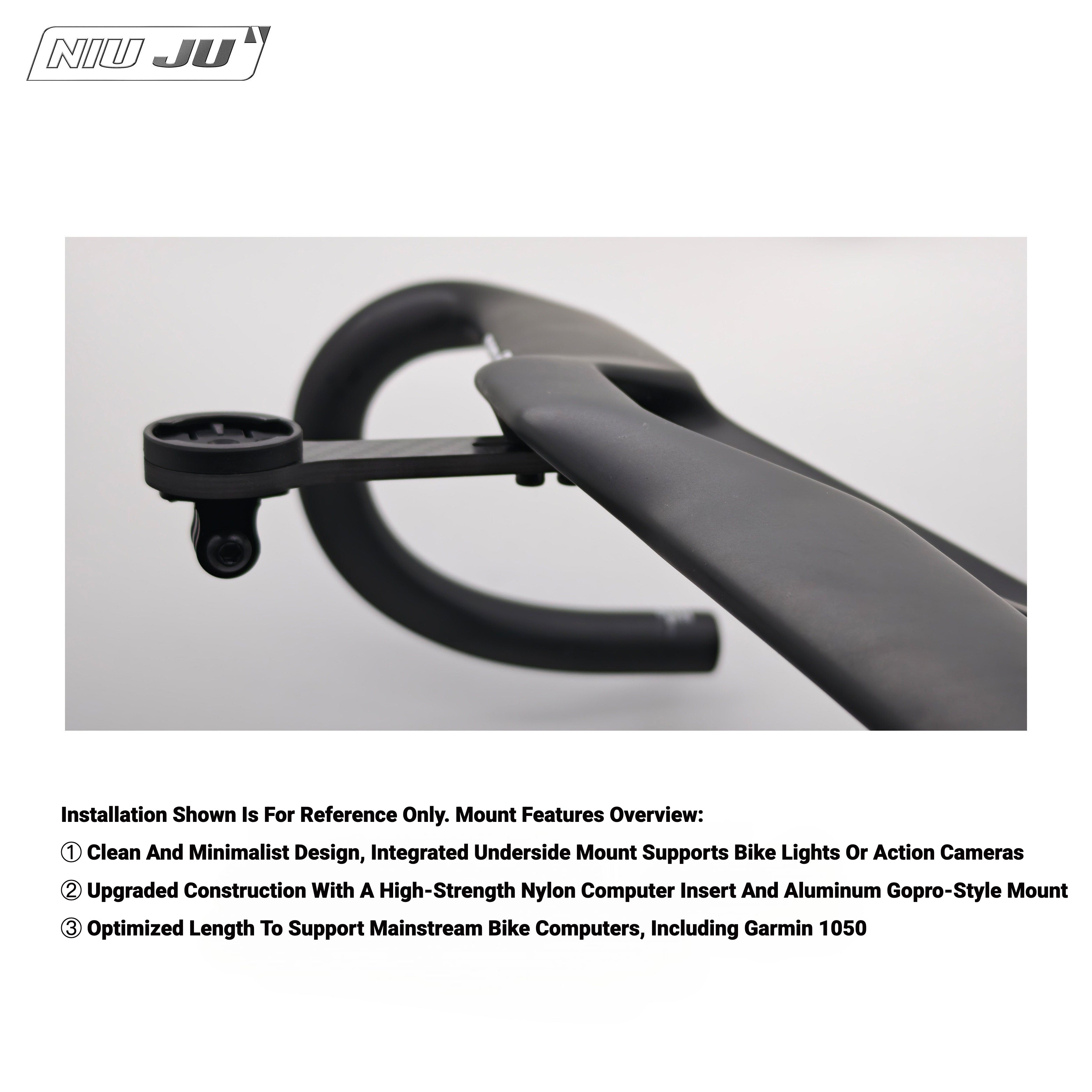 NIUJU Carbon Computer Mount for Cervelo S5 / R5 / Aspero MY2026+ (HB19 / HB18 / HB16 Bars)