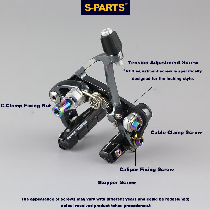SPARTS Titanium Alloy C-Clamp Screws - Compatible with SRAM Series