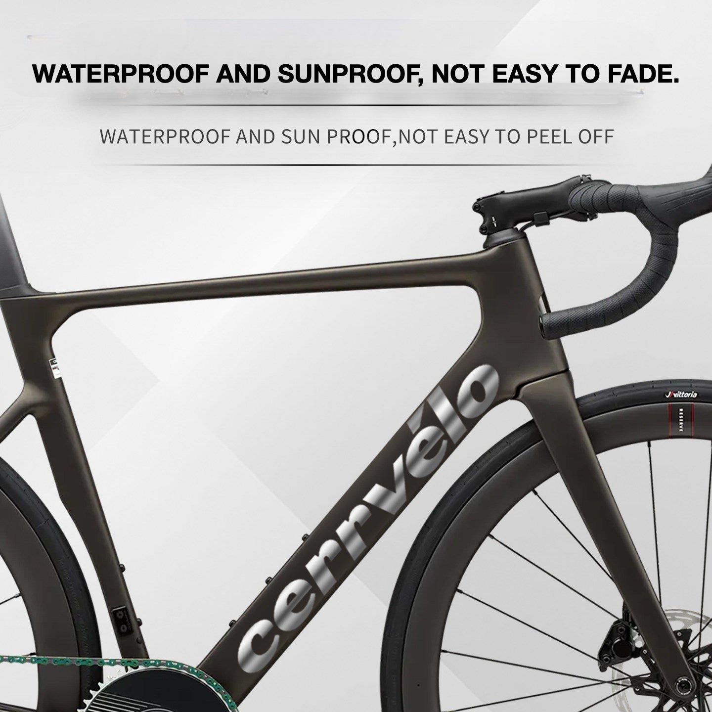 Custom OEM Logo Decals for 2026 Cervélo Soloist Road Bike Frame | Waterproof Overlay Stickers(Please leave your frame size in the order notes when placing your order.)