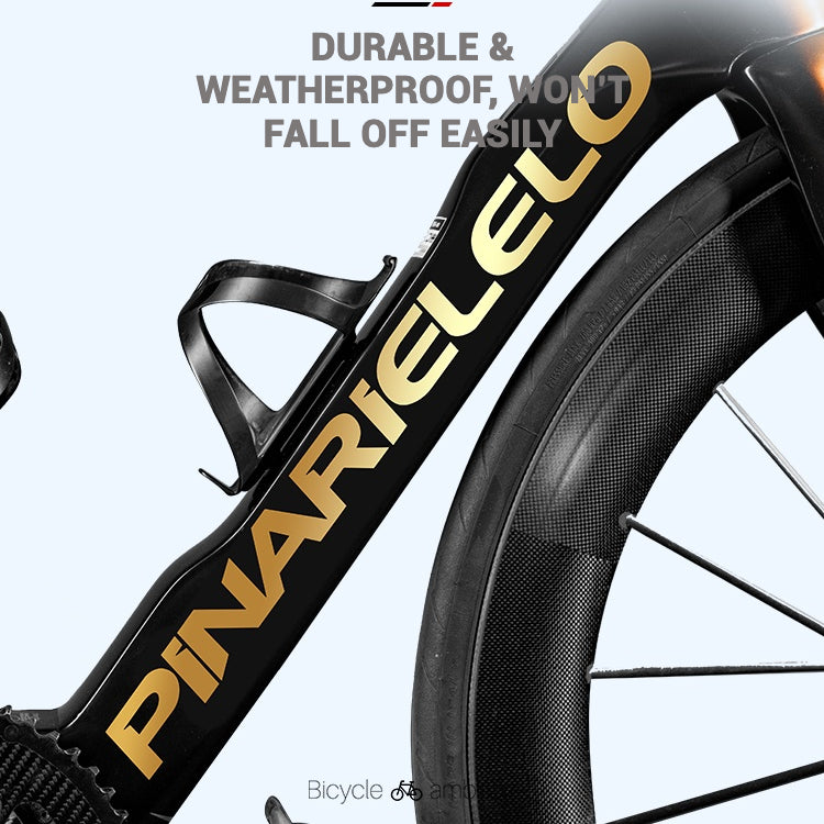 2025 Pinarello DOGMA F Factory Logo Color Change Decal Set|Downtube + Chainstay Stickers (Multiple Colors)