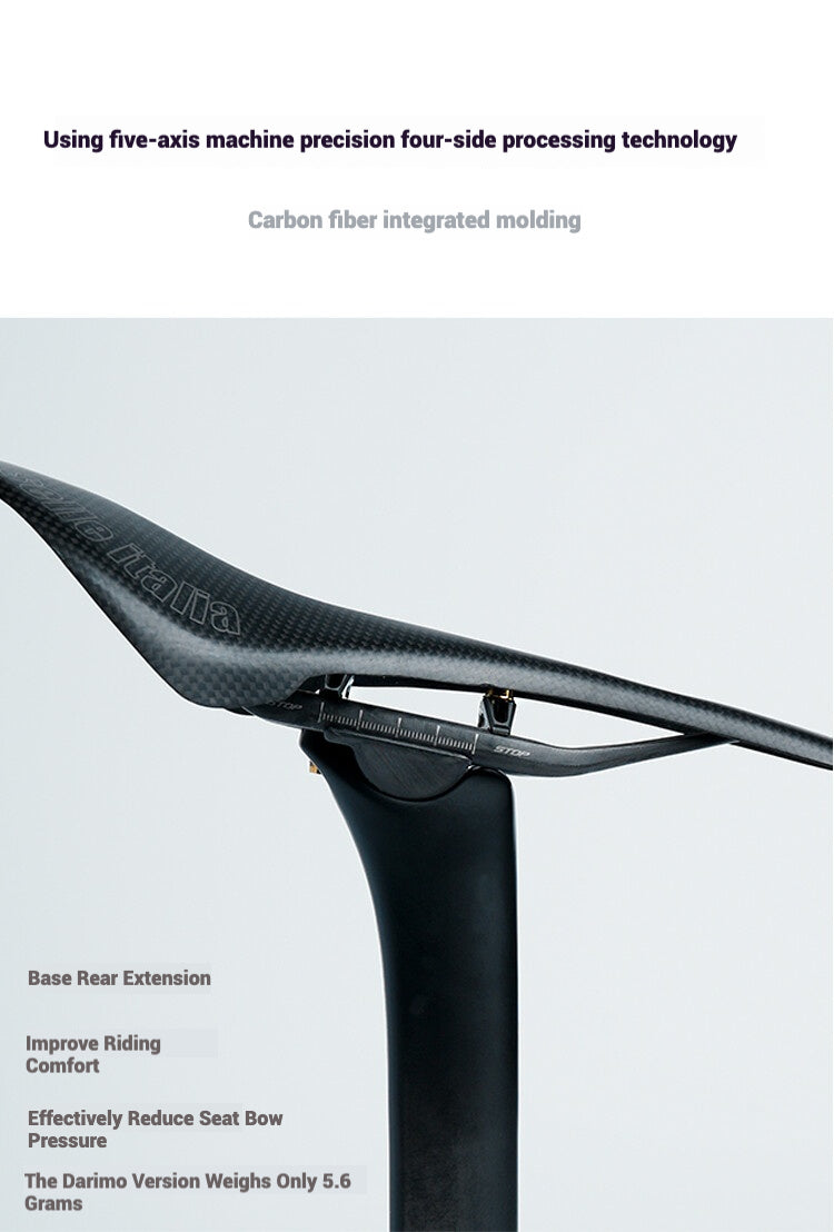 TiNE Ultra-Light 6.8g Seat Clamp & Leveling Assembly | Compatible with Specialized SL8 Aethos, Colnago & DARIMO Seatposts | CNC Titanium Precision