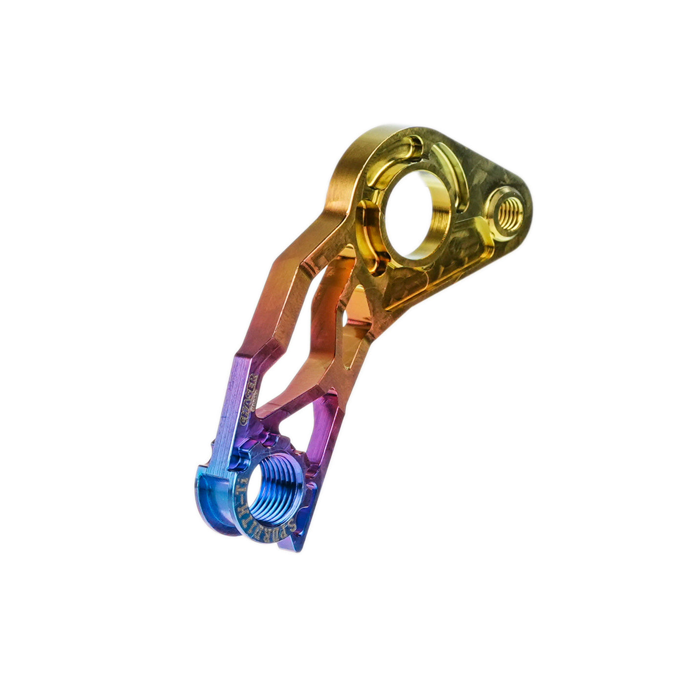 Chaser X Specialized Direct-Mount Rear Derailleur Hanger | TC4 Titanium CNC | Fits Aethos / Tarmac / CruX / Diverge / Roubaix / Shiv TT Disc Brake Frames (Shimano Only, Not Compatible with Allez)