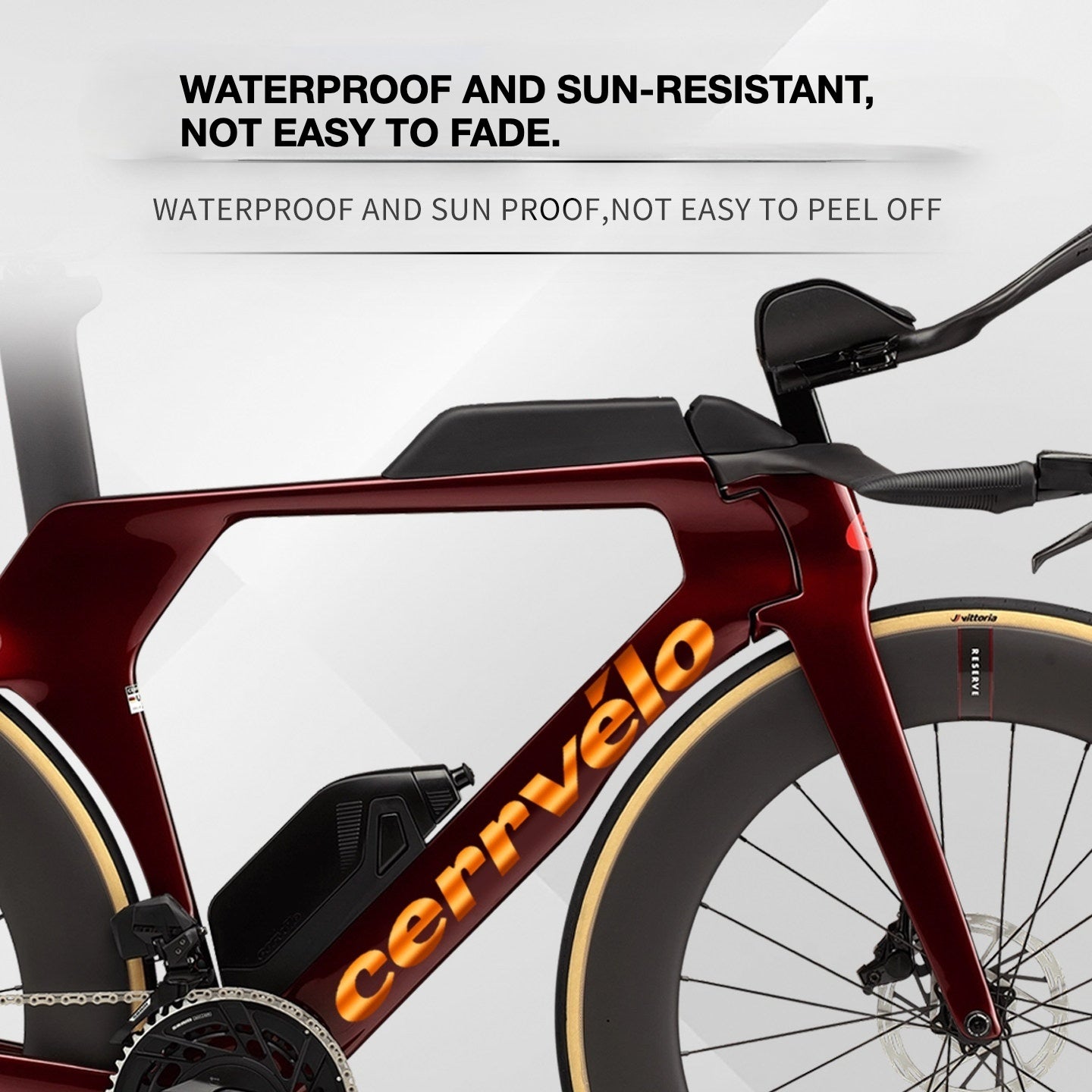 Custom OEM Logo Decals for 2026 Cervélo P5 TT Bike Frame | Waterproof Overlay Stickers(Please leave your frame size in the order notes when placing your order.)
