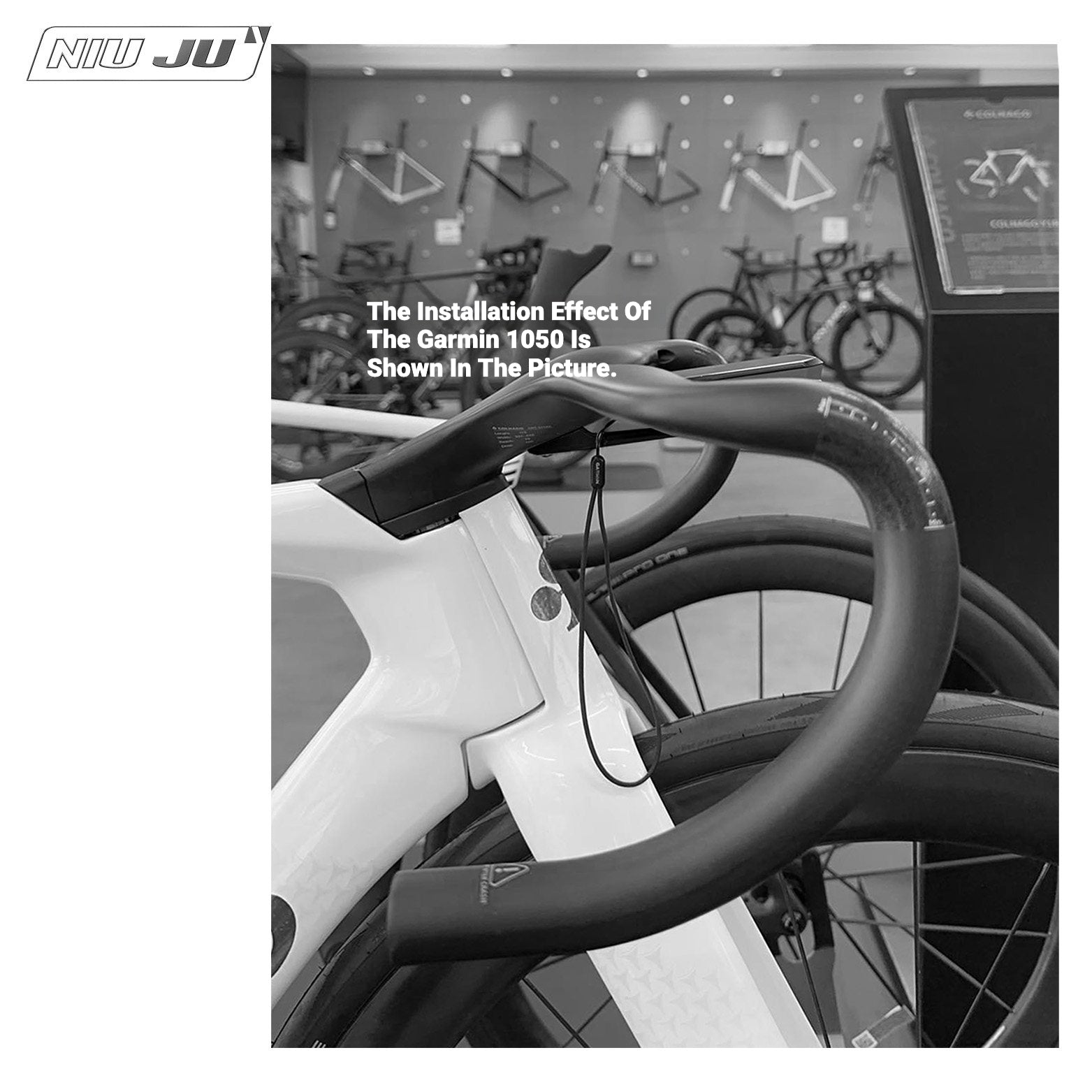 Colnago Y1RS Integrated Alloy Computer Mount | Garmin & Wahoo | Front Light & GoPro Compatible