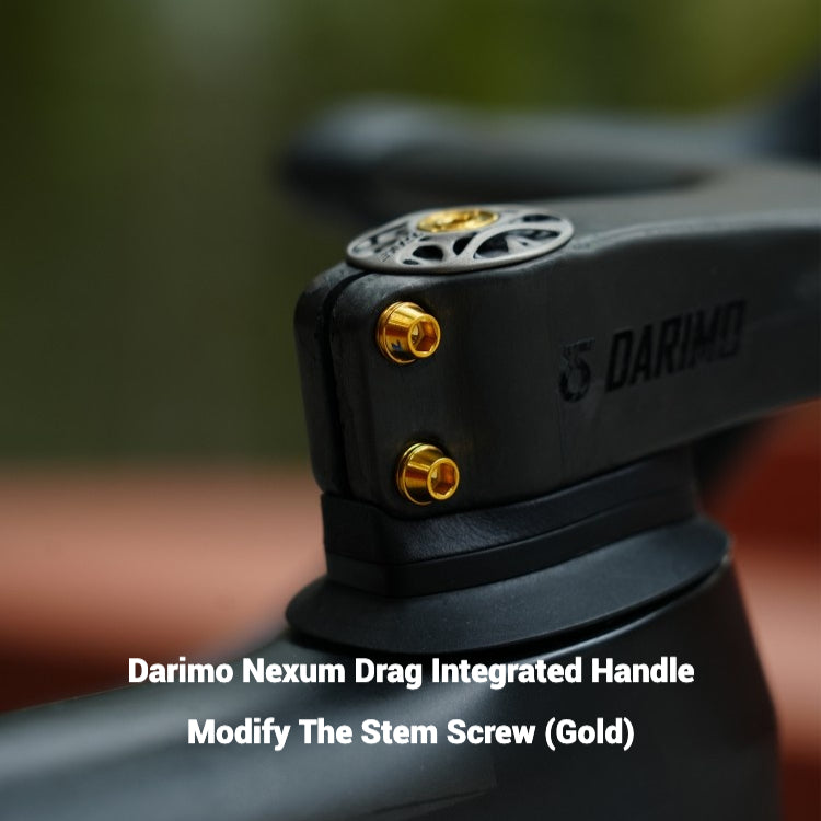 TiNE Titanium Alloy Screws for DARIMO Nexum Drag Integrated Handlebar – M4×16 Lightweight Stem Bolts (8 Colors)