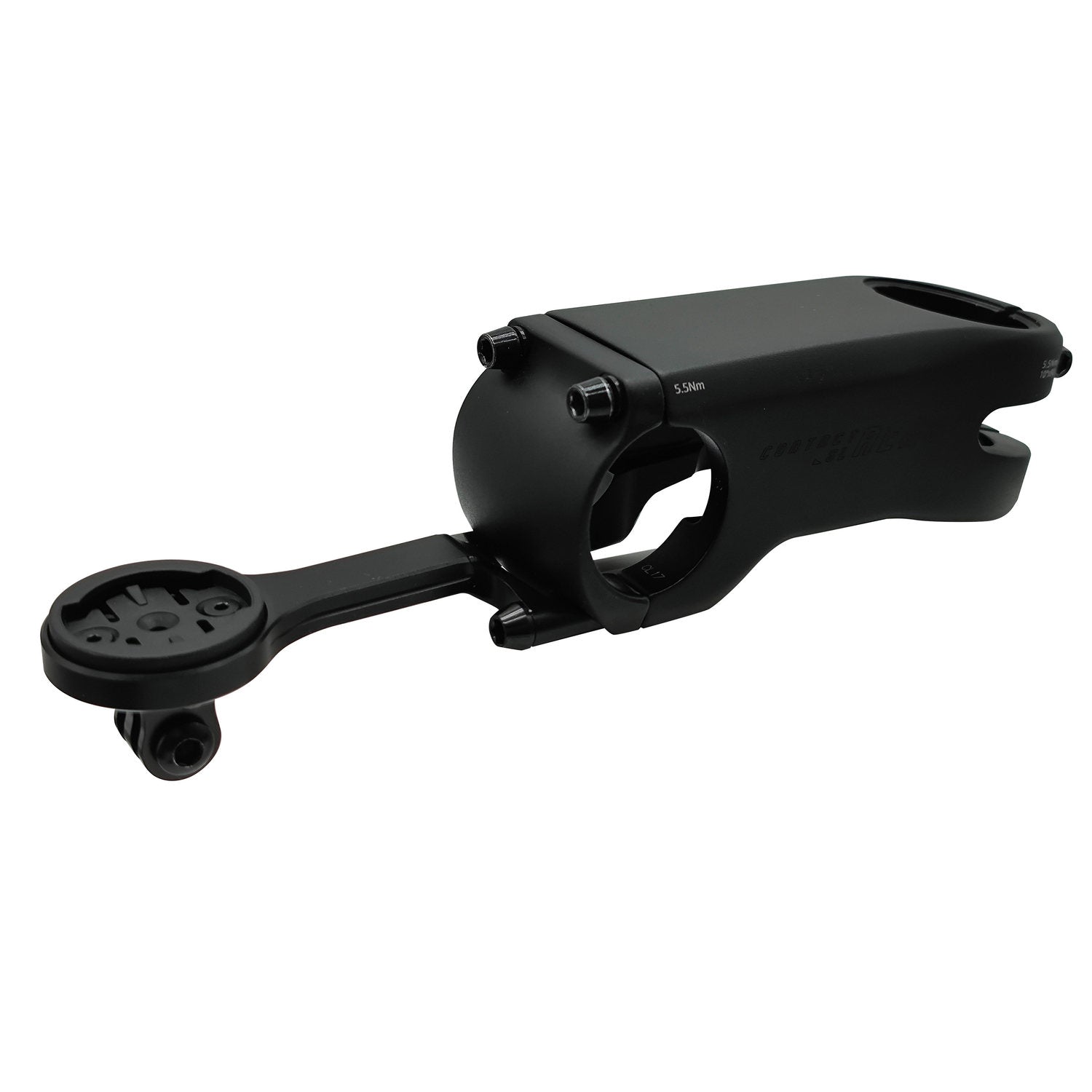 NIUJU Full CNC Aluminum Bike Computer Mount for Giant Contact SL / SLR / Aero Stem — Garmin / Wahoo / Bryton / Giant / Cateye Compatible (42 g)