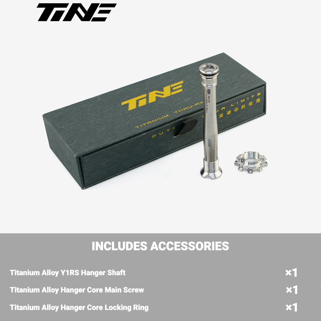 TiNE Ultra-Light Titanium Compression Plug Shaft for Colnago Y1RS | Steerer Upgrade