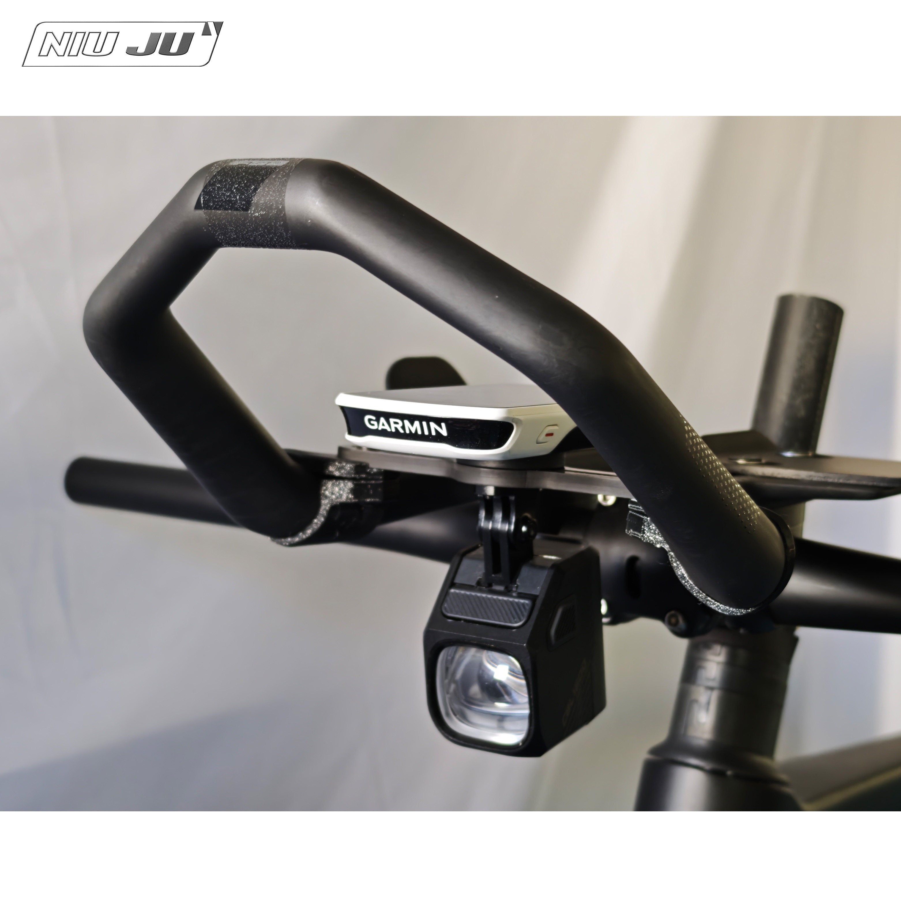 NIUJU Computer Mount for FSA K-FORCE AGX Aero Bar | Garmin Wahoo TT Extension Mount