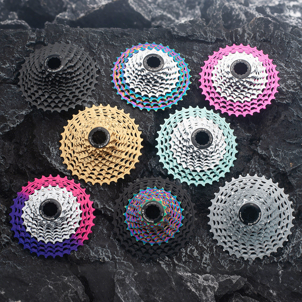 SUNSHINE Road Bike 11 / 12 Speed SLR Ultralight Color Cassette 11-36T HG Freehub 7075 Alloy