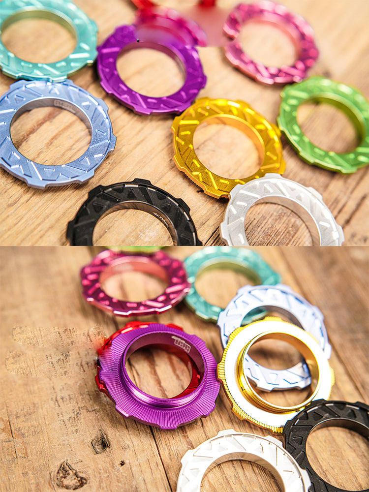Chaser Ultra-Light Center Lock Disc Brake Lockring - Shimano Compatible (4.7g/5.5g)
